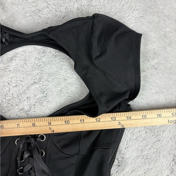 NEW Dolls Kill Widow Wicked Love Affair Corset Top Women S Goth Punk Emo Punk - Picture 3 of 9